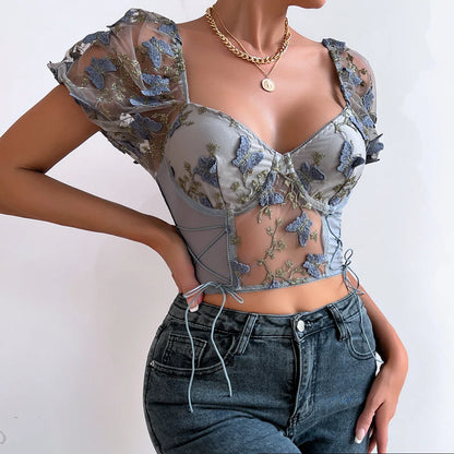 Puffed Sleeve Top