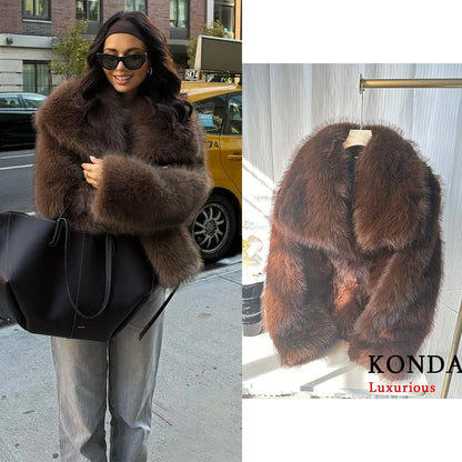 Faux Fur Coat