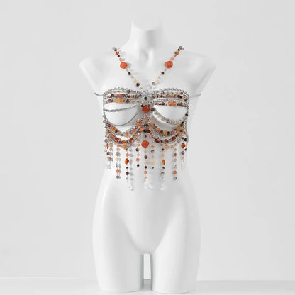 Colourful Beaded Tops