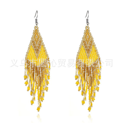 Handwoven Swallowtail Earrings