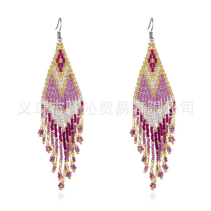 Handwoven Swallowtail Earrings