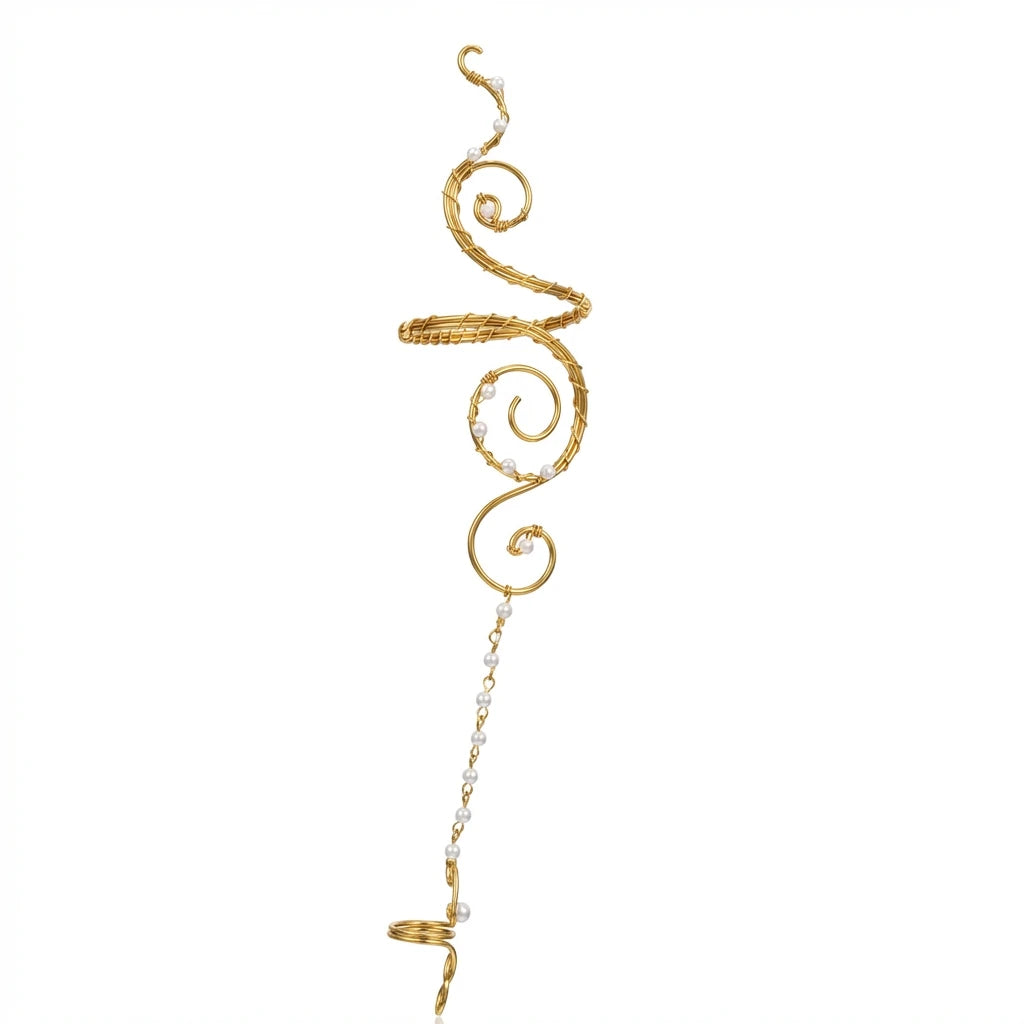 Puño espiral playero para brazo y muñeca