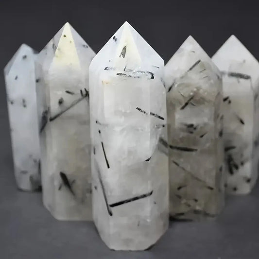 Tourmaline Quartz Crystal Tower 1 PC