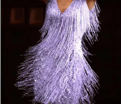 Fringe Boho Glittery Dress