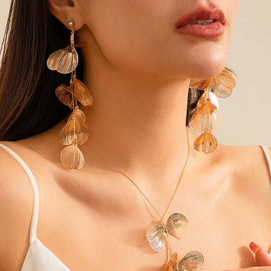 Dangle Copper Earrings