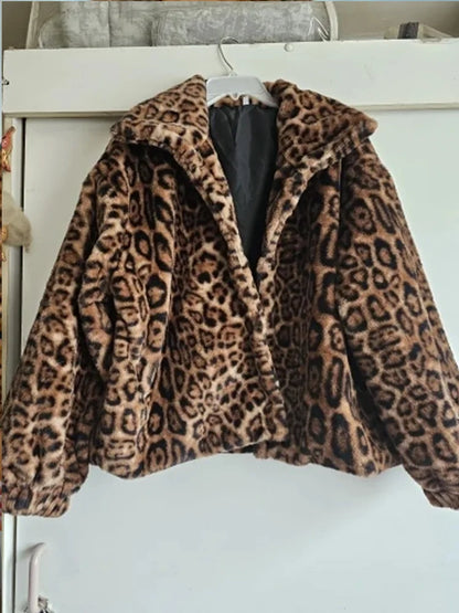 Autumn Leopard Coat