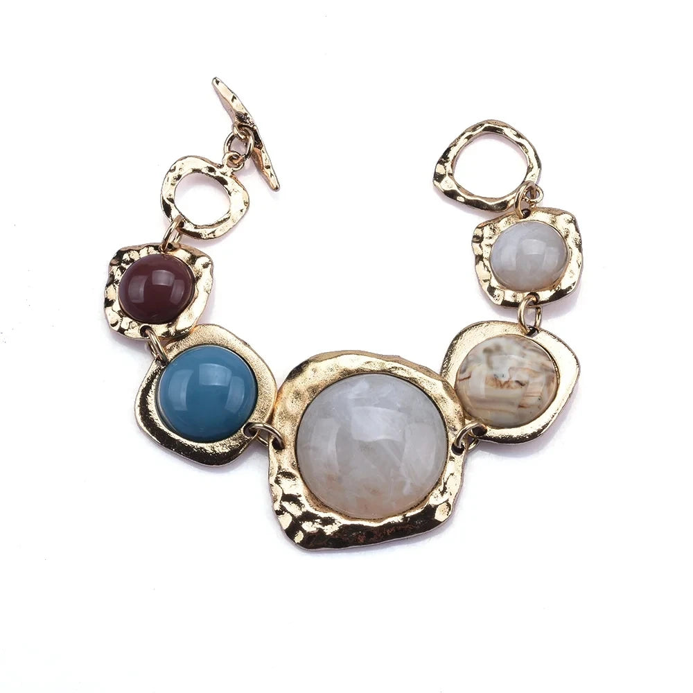Bohemian Gold-Plated Bracelet