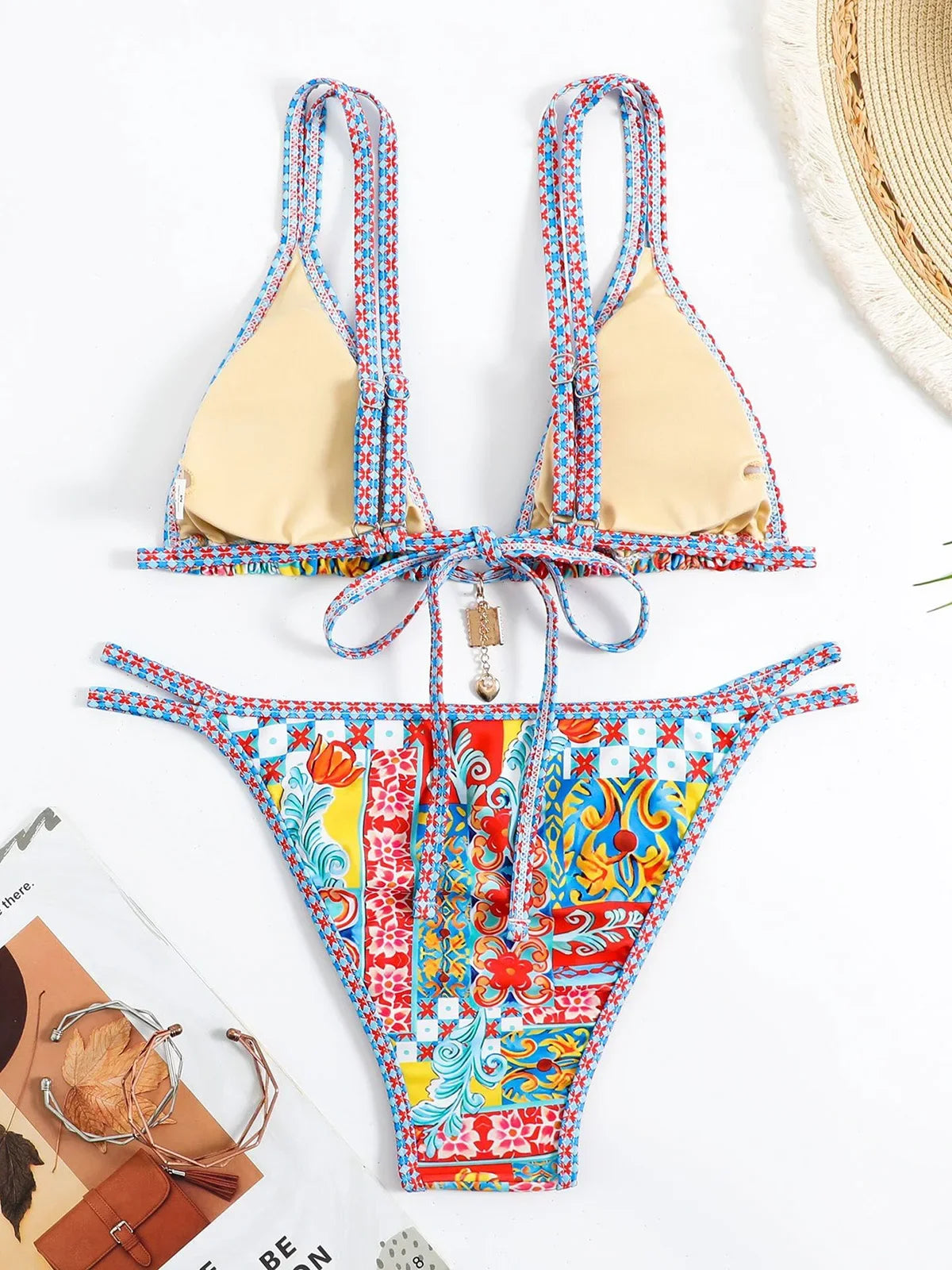 Floral Print Tropical Bikini