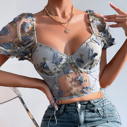 Puffed Sleeve Top