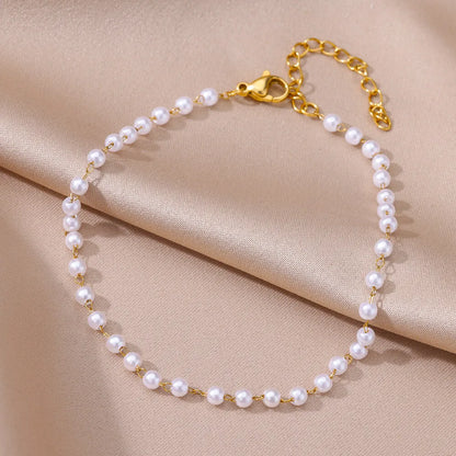 Waterproof Stainless Steel Anklets