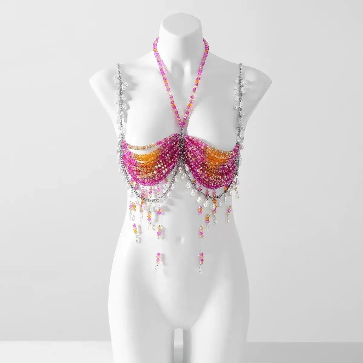Colourful Beaded Tops