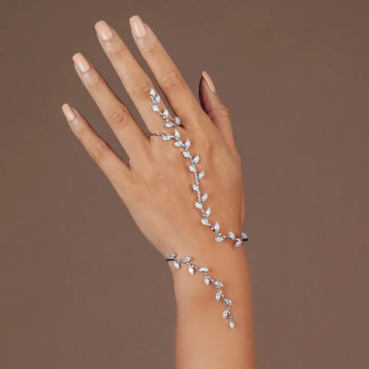 Adjustable Leaf Bracelet