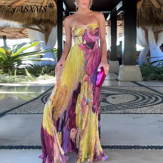 Elegant Pleated Dress