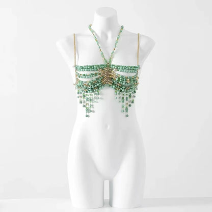 Colourful Beaded Tops
