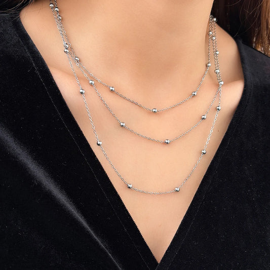 Layered Bead Necklace