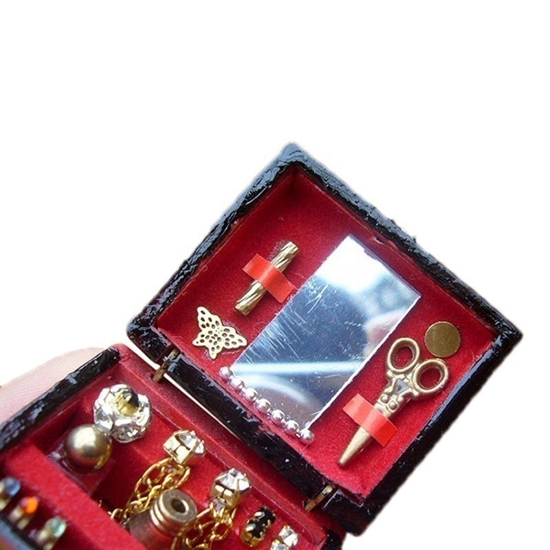 Miniature Jewellery Box Dollhouse Trinket