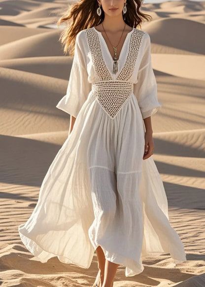 Boho Hollow Out Summer Dress