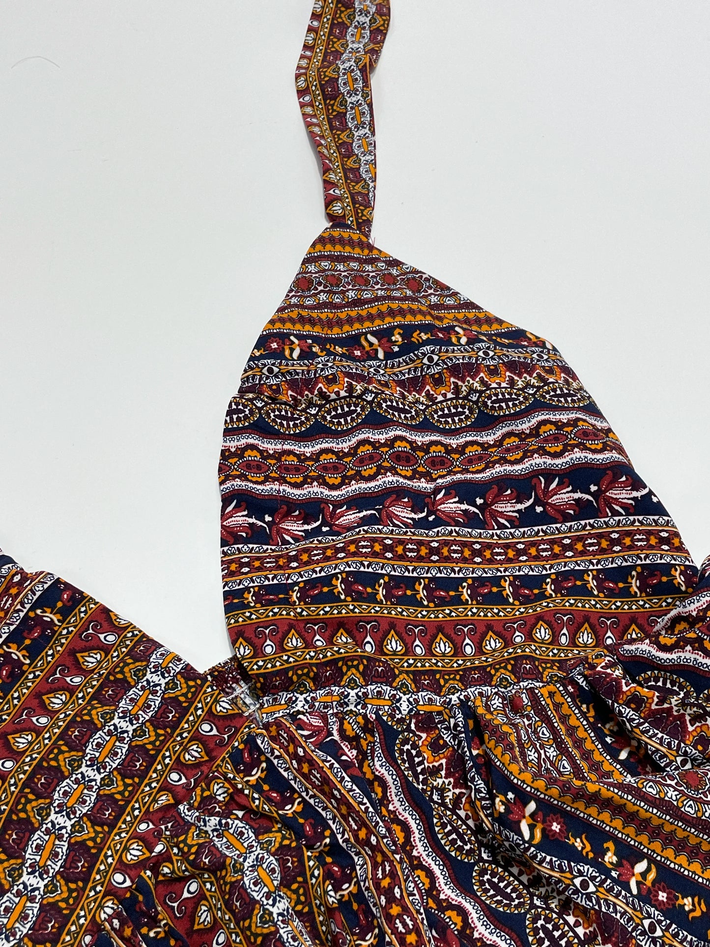 Boho Halter Beach Dress