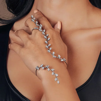 Adjustable Leaf Bracelet
