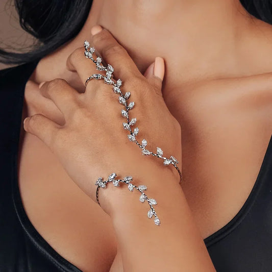 Adjustable Leaf Bracelet