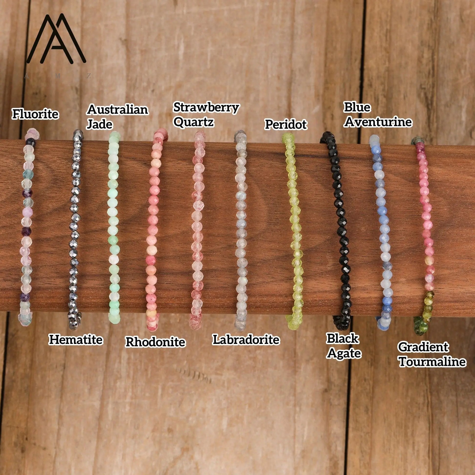 Various Real Crystal Bracelets