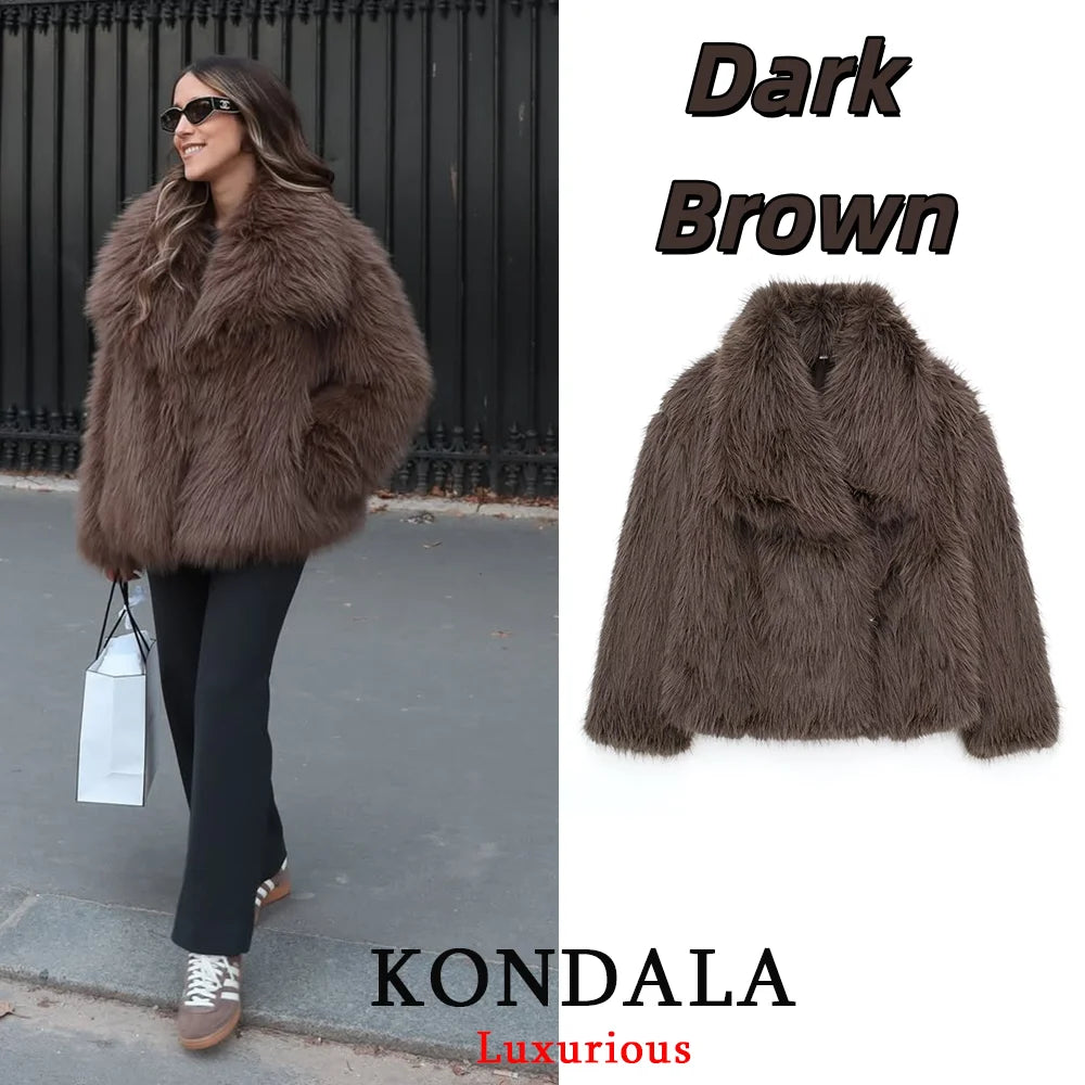 Faux Fur Coat