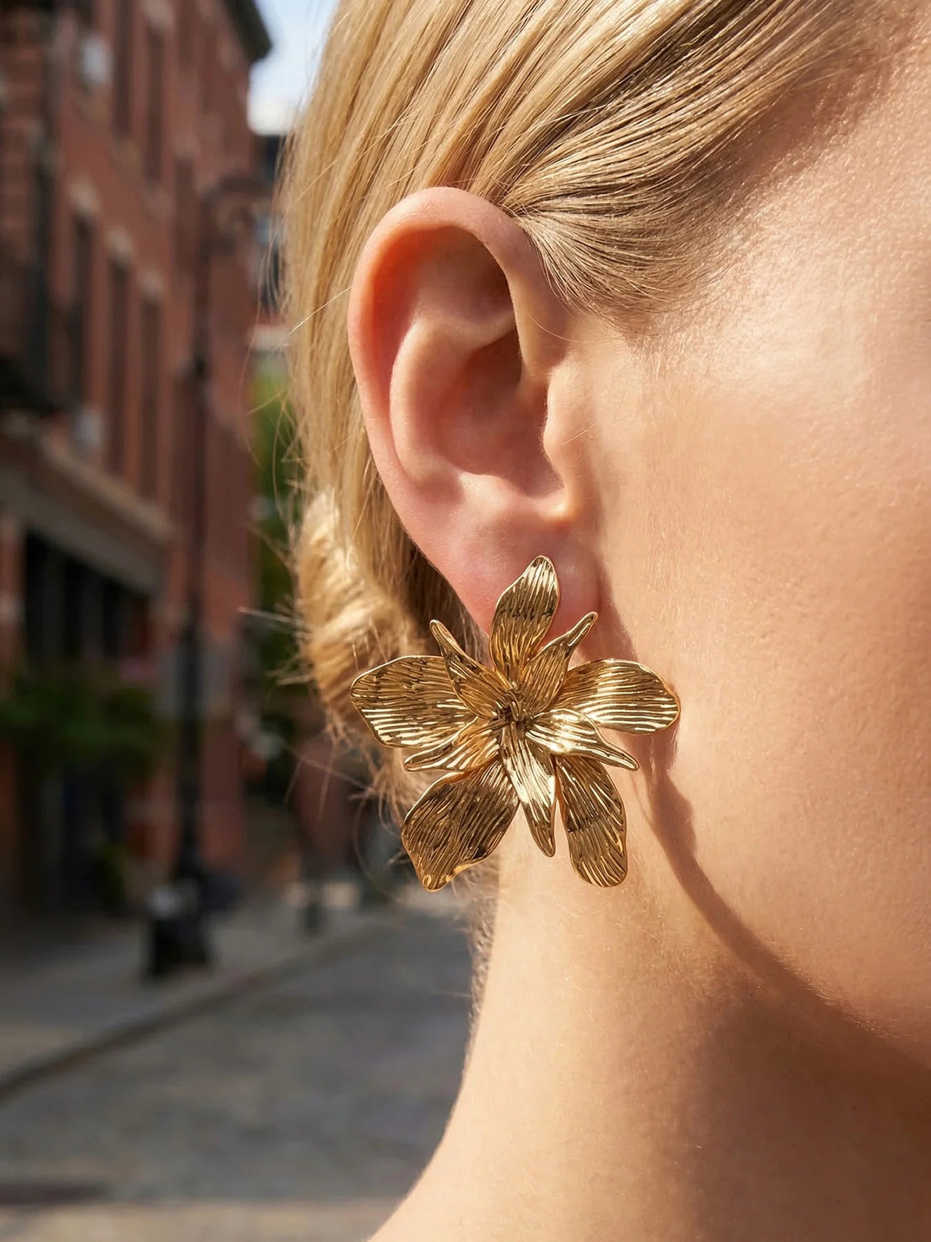 Flower Gold/Silver Earrings