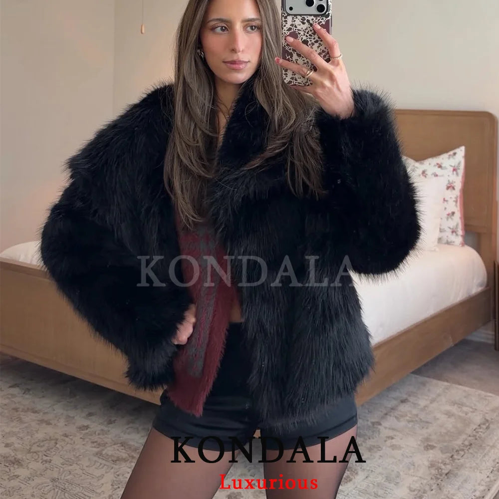 Faux Fur Coat