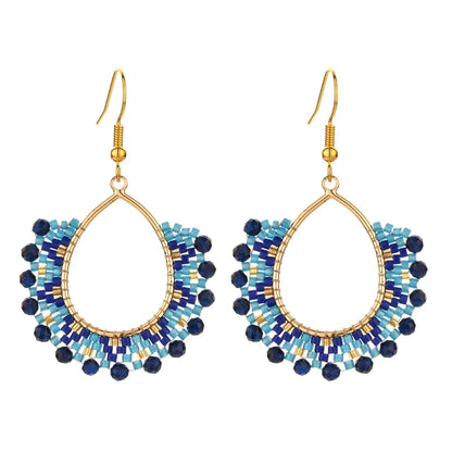 Handmade Gold Plated Bead Earrings