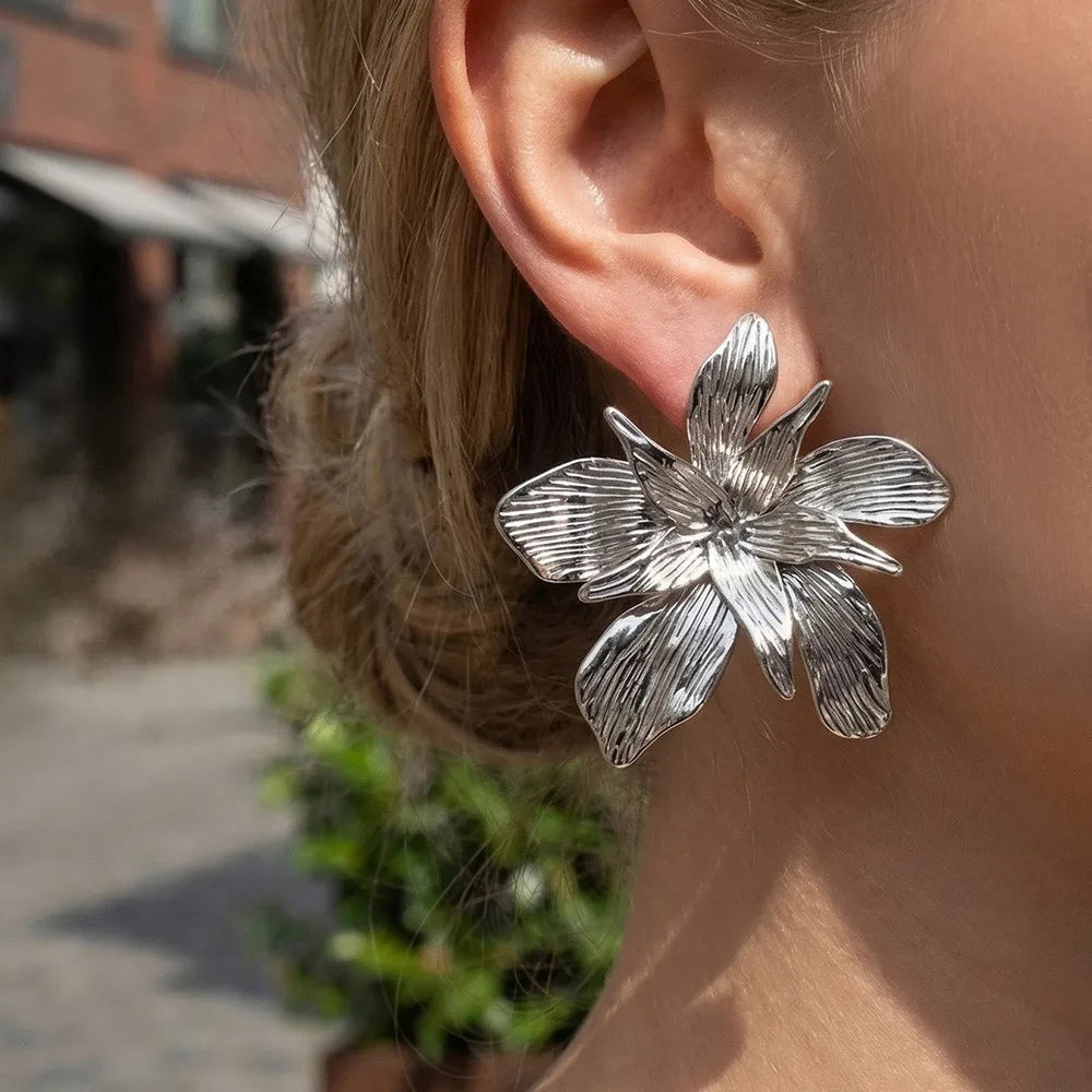 Flower Gold/Silver Earrings