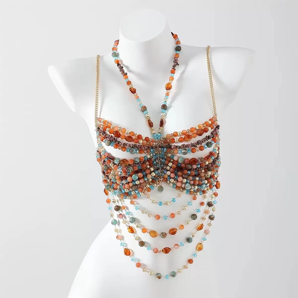 Colourful Beaded Tops