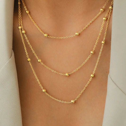 Layered Bead Necklace