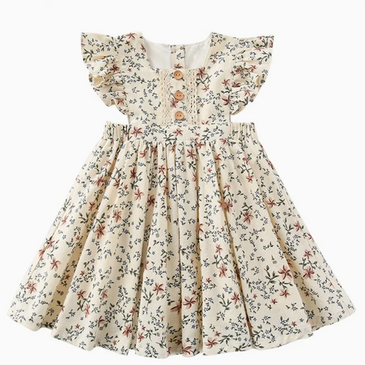 Flower Ruffles Dress