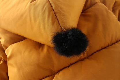 Hooded Fur Kid's Coat