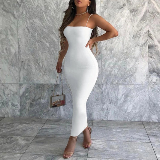 Body Con Spaghetti Dress