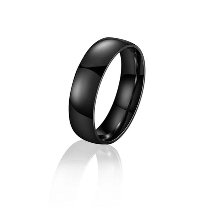 Black Matte Men's Ring