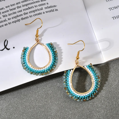 Handmade Gold Plated Bead Earrings