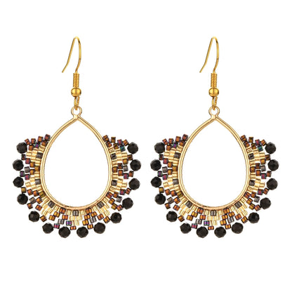 Handmade Gold Plated Bead Earrings