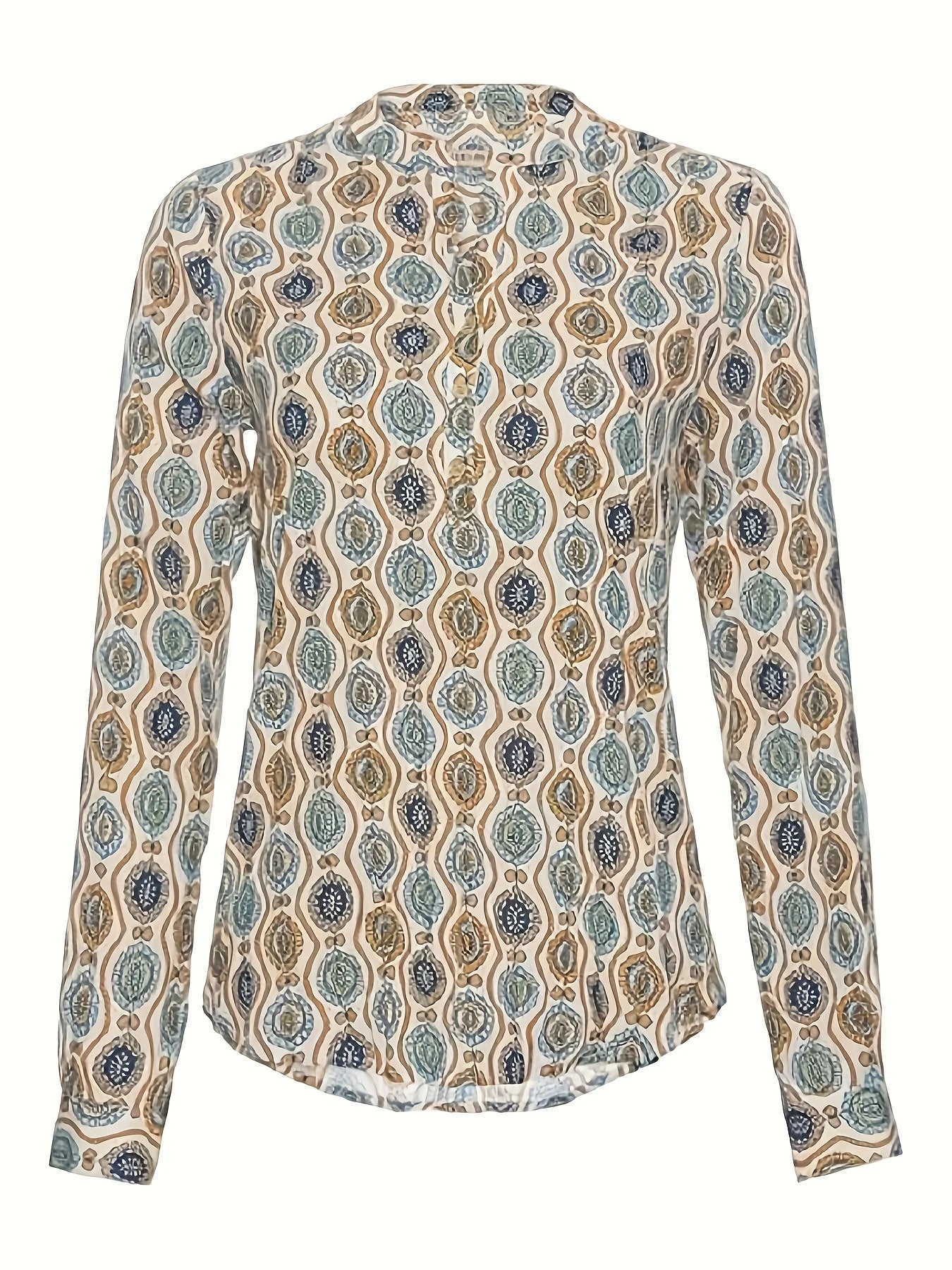 Graphic Print Blouse