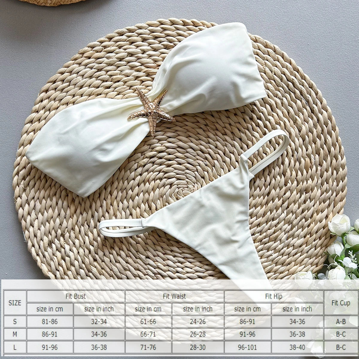 Starfish Bikini Beige