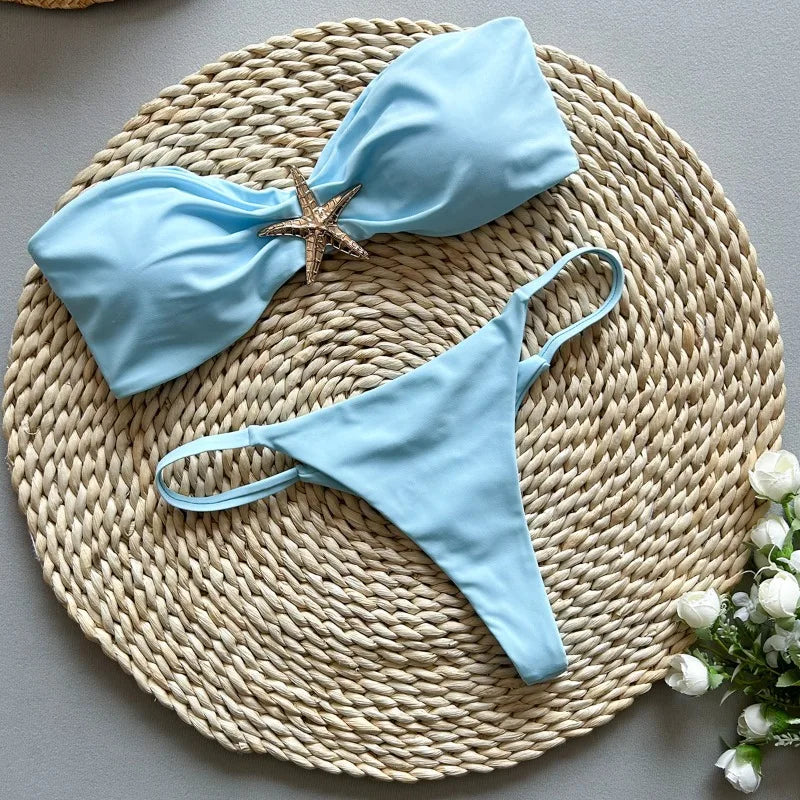 Starfish Bikini Blue