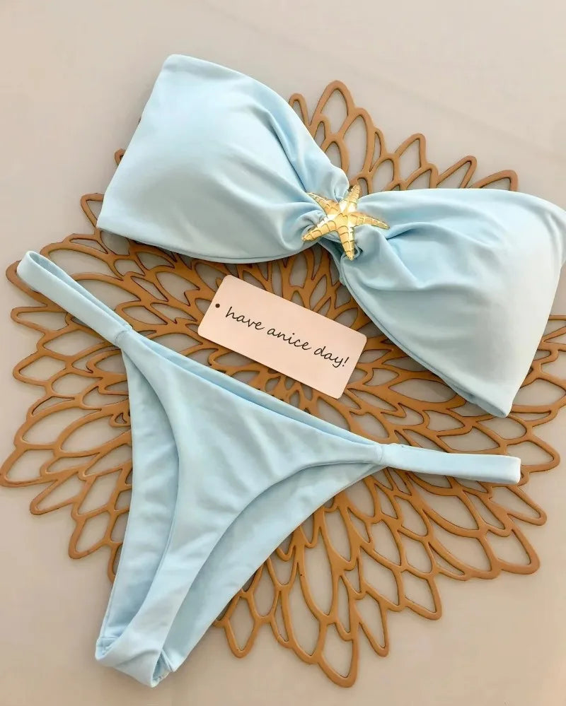Starfish Bikini Blue