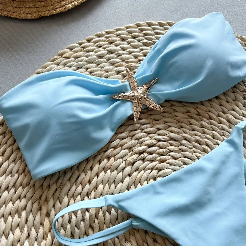 Starfish Bikini Blue