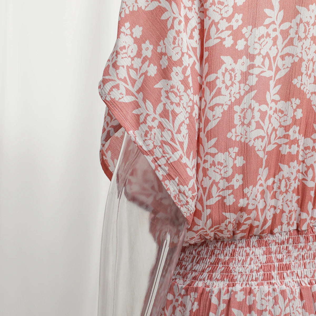 Summer-Long V Neck Dress