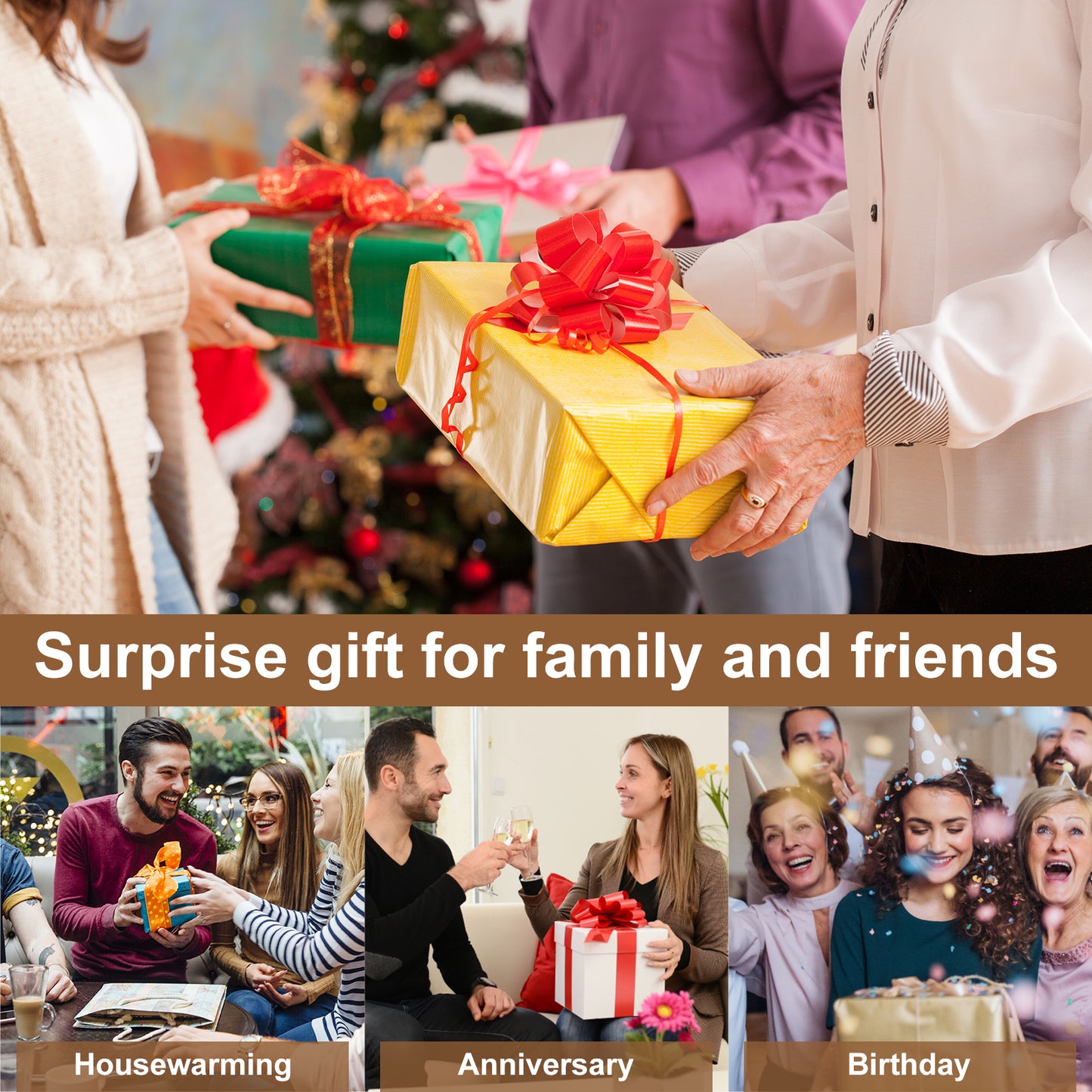 Tabletop Waterfall Home Decor for Relaxation Light Grey