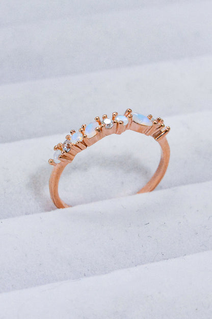 Moonstone Zircon Beauty Ring