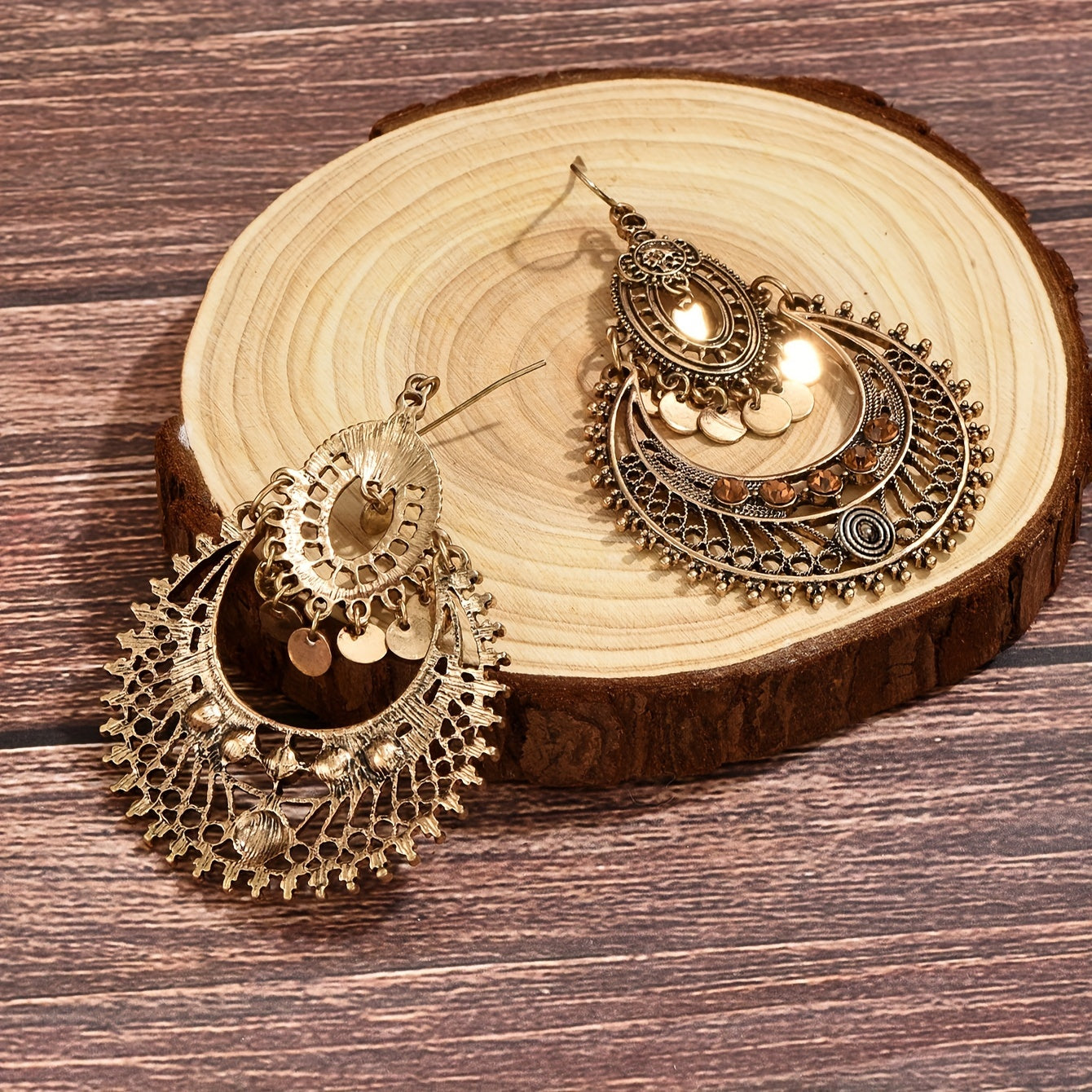 Exquisite Hollow Dangle Earrings