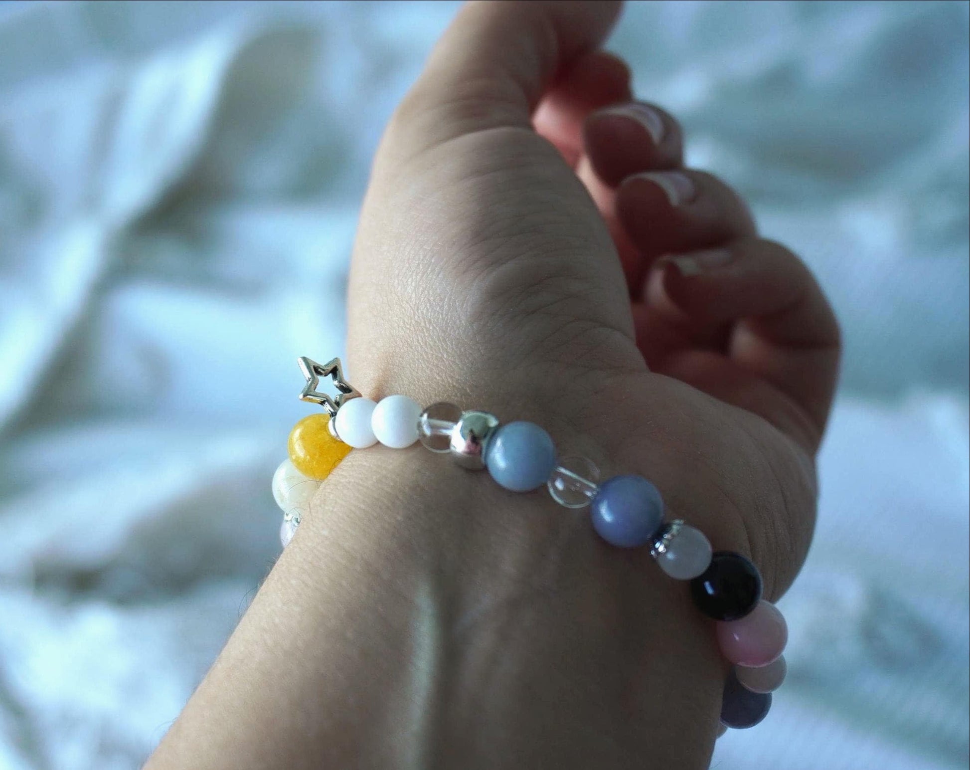 Happiness, Calm, Strength and Power Crystal Bracelet