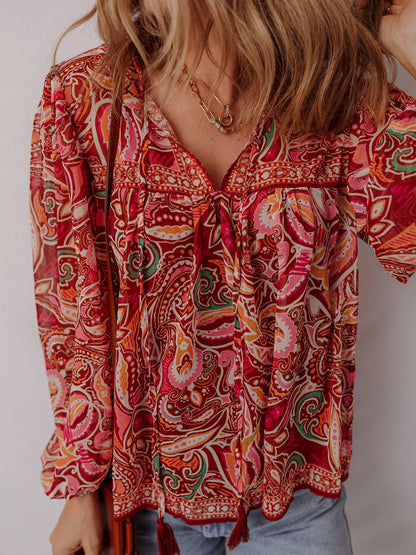 Tassel Puff Top
