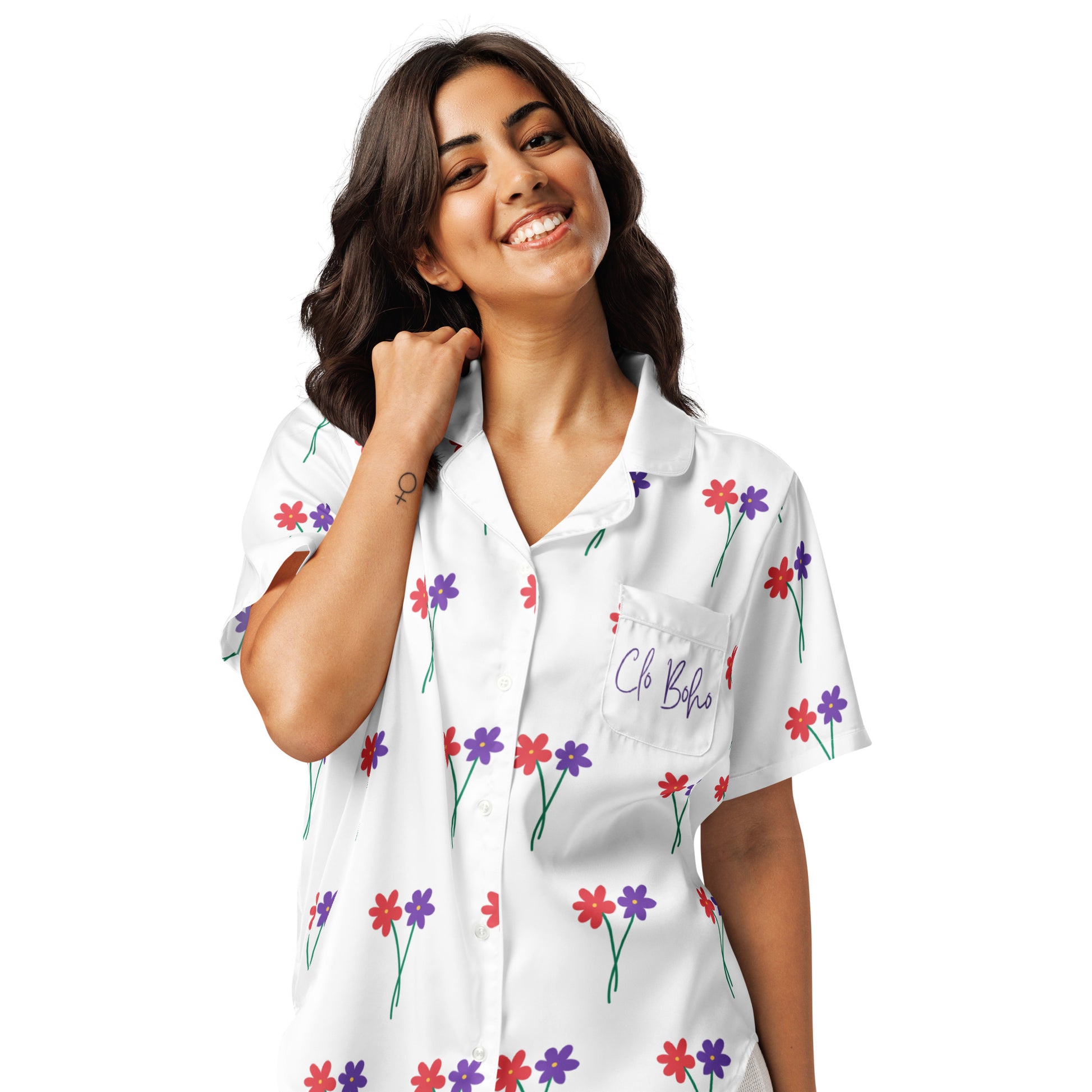Clo Boho Print Pajama top